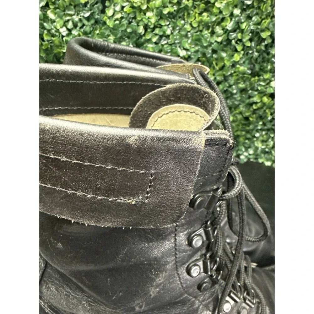 vintage Cove Shoe Company black leather military/combat boots Men's Size 12 D